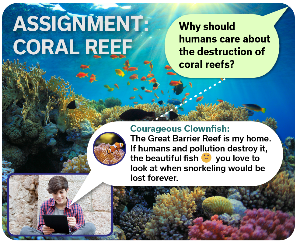 coral reef assignment screenshot